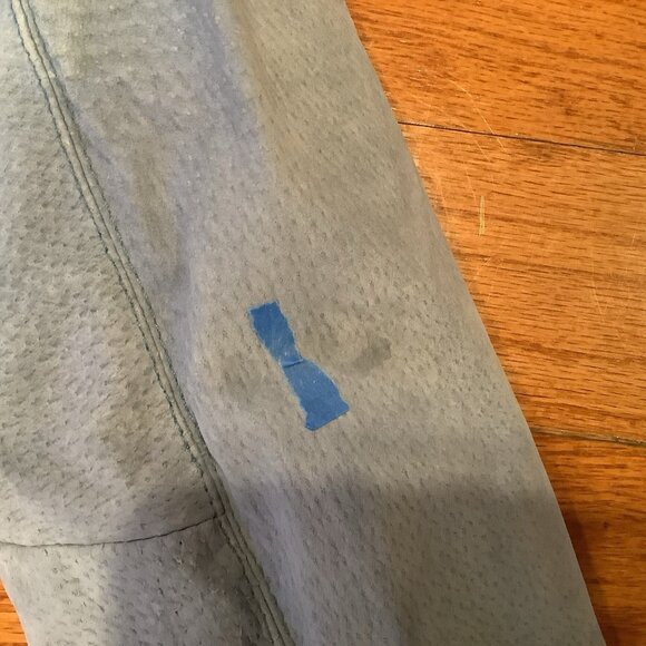 Seventy Seven 77 Blue Genuine Leather Suede Coat Sz Small Soft Lining Y2K READ - Picture 10 of 15